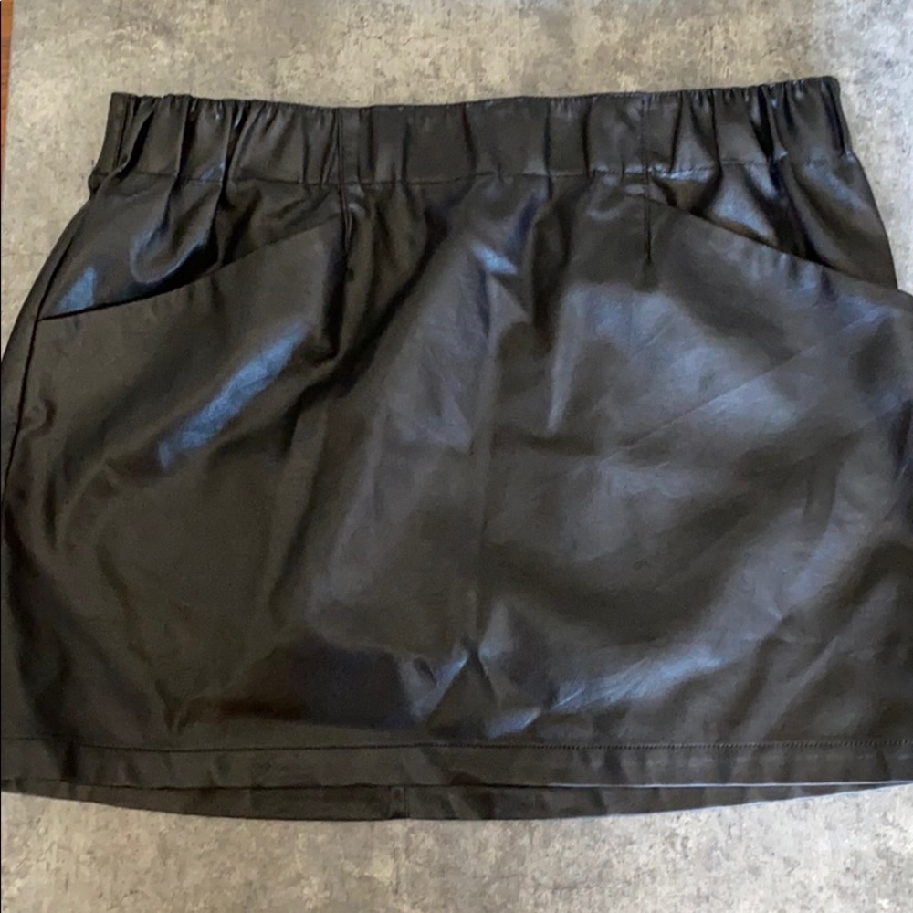 Wild fable leather skirt